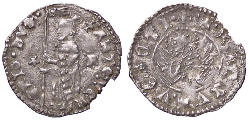 ZECCHE ITALIANE - VENEZIA - Antonio Venier (1382-1400) - Soldino Pao. 4 (AG g. 0...