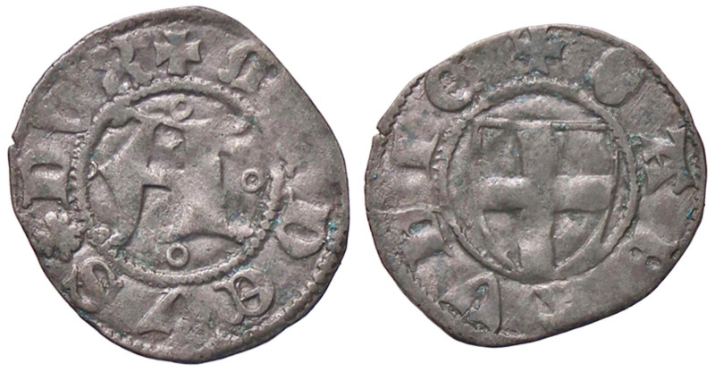 SAVOIA - Amedeo VIII Duca (1416-1440) - Forte MIR 144 NC (MI g. 0,85)I tipo
qBB