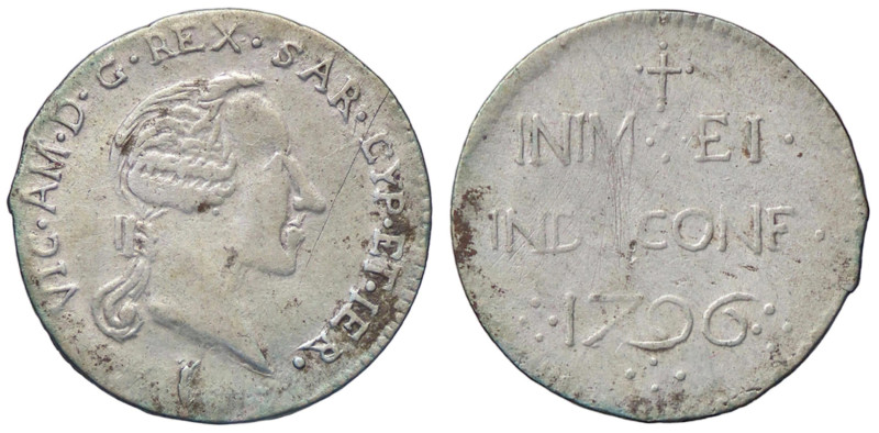 SAVOIA - Vittorio Amedeo III (1773-1796) - Reale 1796 Mont. 468 R MI
BB