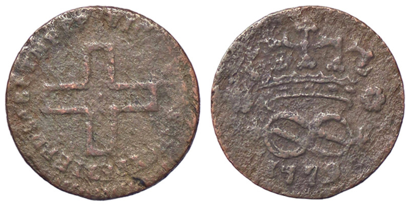 SAVOIA - Vittorio Amedeo III (1773-1796) - 2 Denari 1779 Mont. 424 CU
qBB