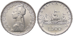 REPUBBLICA ITALIANA - Repubblica Italiana (monetazione in lire) (1946-2001) - 500 Lire 1993 - Caravelle Mont. 28 R AG
FS