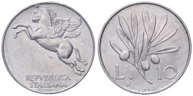 REPUBBLICA ITALIANA - Repubblica Italiana (monetazione in lire) (1946-2001) - 10 Lire 1948 Mont. 6 NC IT
qFDC