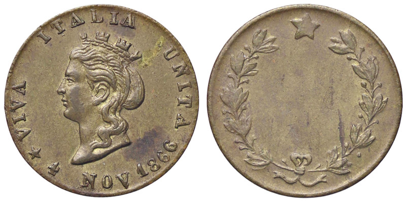 MEDAGLIE - SAVOIA - Vittorio Emanuele II Re d'Italia (1861-1878) - Medaglia 1866...