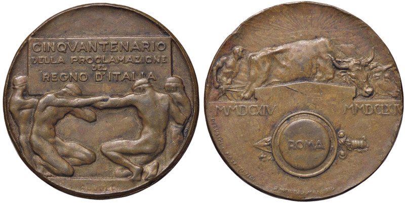 MEDAGLIE - SAVOIA - Vittorio Emanuele III (1900-1943) - Medaglia 1910 - Cinquant...