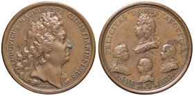 MEDAGLIE ESTERE - FRANCIA - Luigi XIV (1643-1715) - Medaglia 1686 AE Opus: Mavger Ã˜ 40
qSPL
