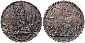 MEDAGLIE ESTERE - FRANCIA - Luigi XVI (1774-1792) - Medaglia 1789 - Presa della Bastiglia AE Ã˜ 75 Colpetti
qSPL