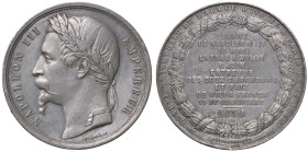 MEDAGLIE ESTERE - FRANCIA - Napoleone III (1852-1870) - Medaglia 1859 - Ritorno a Parigi di Napoleone PE Opus: CaquÃ¨ Ã˜ 50 Colpetto
qSPL
