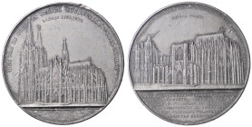 MEDAGLIE ESTERE - GERMANIA - Medaglia Duomo di Colonia MB Ã˜ 59 Colpetti
BB+