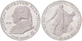 MEDAGLIE ESTERE - U.S.A. - Medaglia 1974 (AG g. 30,9) Ã˜ 38
FS