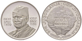MEDAGLIE ESTERE - YUGOSLAVIA - Medaglia 1993 AG Ã˜ 34AG925
qFDC