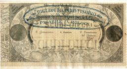 CARTAMONETA - STATO PONTIFICIO - Banca Pontificia per le 4 Legazioni (1855-1861) - 10 Scudi Gav. 256 RR Non emesso
SPL+