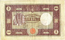 CARTAMONETA - BANCA d'ITALIA - Luogotenenza (1944-1946) - 1.000 Lire - Barbetti (testina) 06/03/1944 Alfa 627; Lireuro 49AA R Azzolini/Urbini Pieghe
...