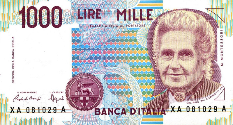 CARTAMONETA - BANCA d'ITALIA - Repubblica Italiana (monetazione in lire) (1946-2...