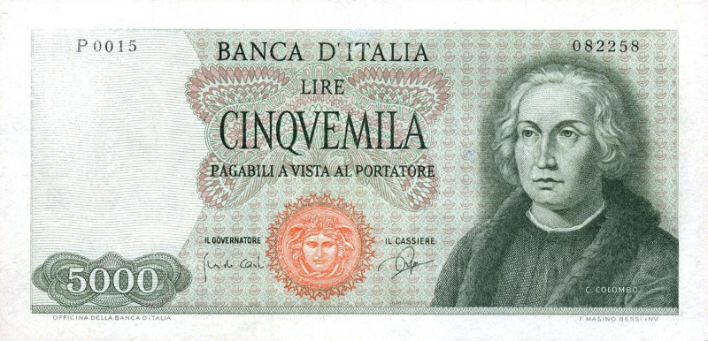 CARTAMONETA - BANCA d'ITALIA - Repubblica Italiana (monetazione in lire) (1946-2...