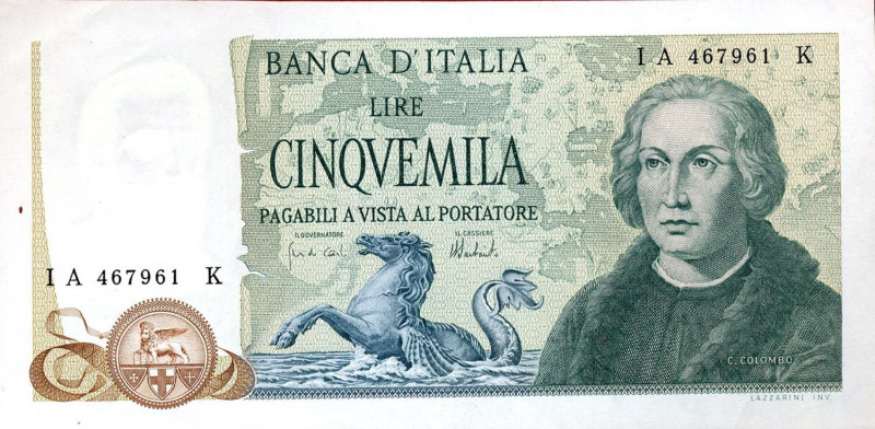 CARTAMONETA - BANCA d'ITALIA - Repubblica Italiana (monetazione in lire) (1946-2...