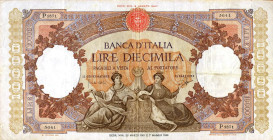 CARTAMONETA - BANCA d'ITALIA - Repubblica Italiana (monetazione in lire) (1946-2001) - 10.000 Lire - Rep. Marinare 23/03/1961 Alfa 842; Lireuro 73R Ca...