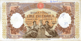 CARTAMONETA - BANCA d'ITALIA - Repubblica Italiana (monetazione in lire) (1946-2001) - 10.000 Lire - Rep. Marinare 26/01/1957 Alfa 835; Lireuro 73K Me...