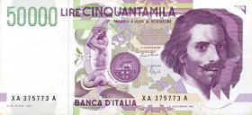 CARTAMONETA - BANCA d'ITALIA - Repubblica Italiana (monetazione in lire) (1946-2001) - 50.000 Lire - Bernini 2Â° tipo 15/11/1994 Alfa 906sp; Lireuro 8...