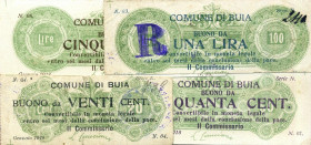 CARTAMONETA - COLONIE ED OCCUPAZIONI DI TERRITORI ITALIANI - Buoni Comunali Buia, Udine, Bolzano, Trento (1918) - Serie Comune di Buia
qBBÃ·SPL