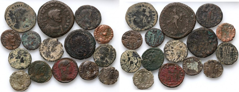 Roman Empire, set of 15 coins Total weight 39,26 g. Diameters from 14 mm to 27 m...