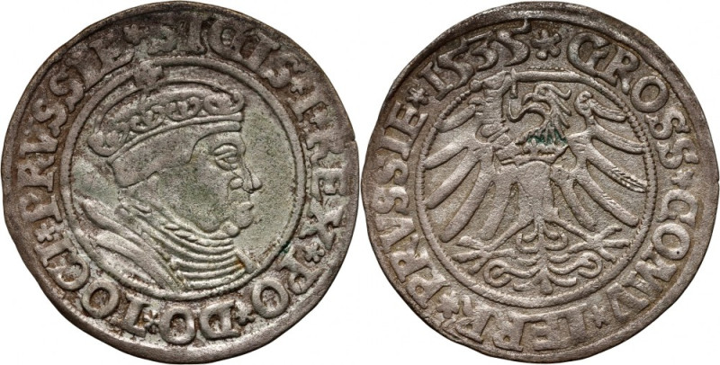 Zygmunt I Stary, grosz 1535, Toruń Reference: Kopicki 3091
Grade: VF 

Zygmun...