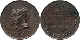 XIX wiek, medal z 1893 roku, Kornel Ujejski i Józef Nikorowicz