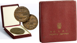 PRL, medal z 1972 roku, 50 Lat Portu Gdynia