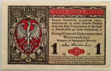 Generalne Gubernatorstwo, 1 marka polska 9.12.1916, Generał, seria B