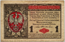 Generalne Gubernatorstwo, 1 marka polska 9.12.1916, Generał, seria B