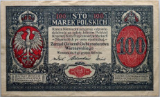 Generalne Gubernatorstwo, 100 marek polskich 9.12.1916, Generał, seria A