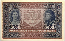 II RP, 5000 marek polskich 7.02.1920, III serja A