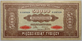 II RP, 50000 marek polskich 10.10.1922, seria N