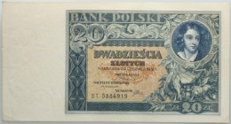 II RP, 20 złotych 20.06.1931, seria DT