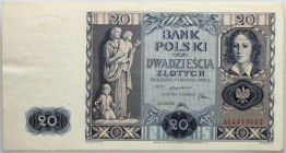 II RP, 20 złotych 11.11.1936, seria AE