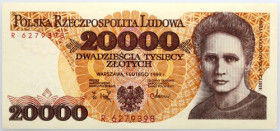 PRL, 20000 złotych 1.02.1989, seria R