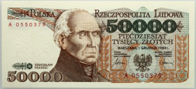 PRL, 50000 złotych 1.12.1989, seria A