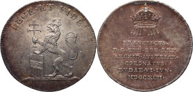 Austria, Francis II, Coronation Token 1792, (ø 20 mm)