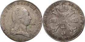 Austria, Netherlands, Franciszek II, 1 Kronenthaler 1795 A, Vienna