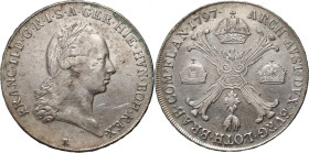 Austria, the Netherlands, Franciszek II, 1 Kronenthaler 1797 B, Kremnitz