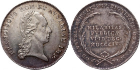 Austria, Francis II, Hilaritas Pvblica token from 1804