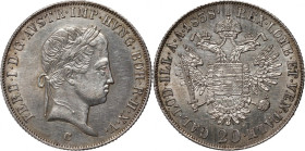 Austria, Ferdinand I, 20 Kreuzer 1838 C, Prague