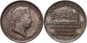 Austria, Ferdinand I, Coronation Token for King of Lombardy 1838, Milan, (ø 19 mm)