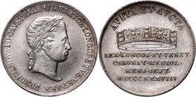 Austria, Ferdinand I, Coronation Token for King of Lombardy 1838, Milan, (ø 19 mm)