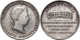 Austria, Ferdinand I, Coronation Token for King of Lombardy 1838, Milan, (ø 19 mm)