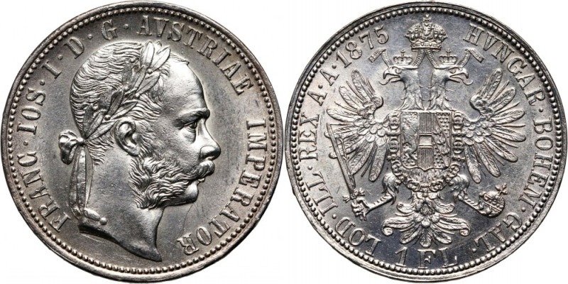 Austria, Franz Joseph I, Florin 1875, Vienna Reference: KM #2222
Grade: UNC/AU ...