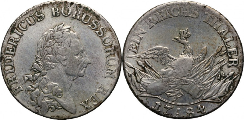 Germany, Brandenburg-Prussia, Friedrich II, Thaler 1784 A, Berlin Reference: Dav...