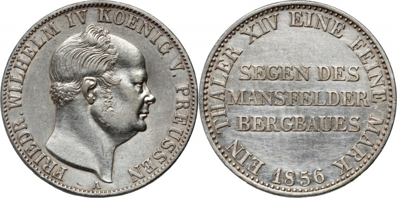 Germany, Prussia, Frederick William IV, Thaler 1856 A, Berlin Silver 22,21 g. Cl...