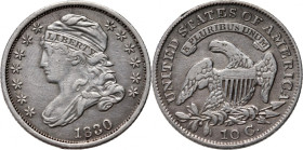 USA, 10 Cents (Dime) 1830, Philadelphia, Liberty Cap Dime