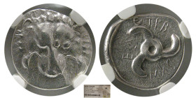 DYNASTS of LYCIA, Tribbenimi, 380-370 BC. AR Third Stater. NGC-VF.