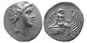 EUBOIA, Histiaia. 3rd-2nd centuries BC. AR Tetrobol.